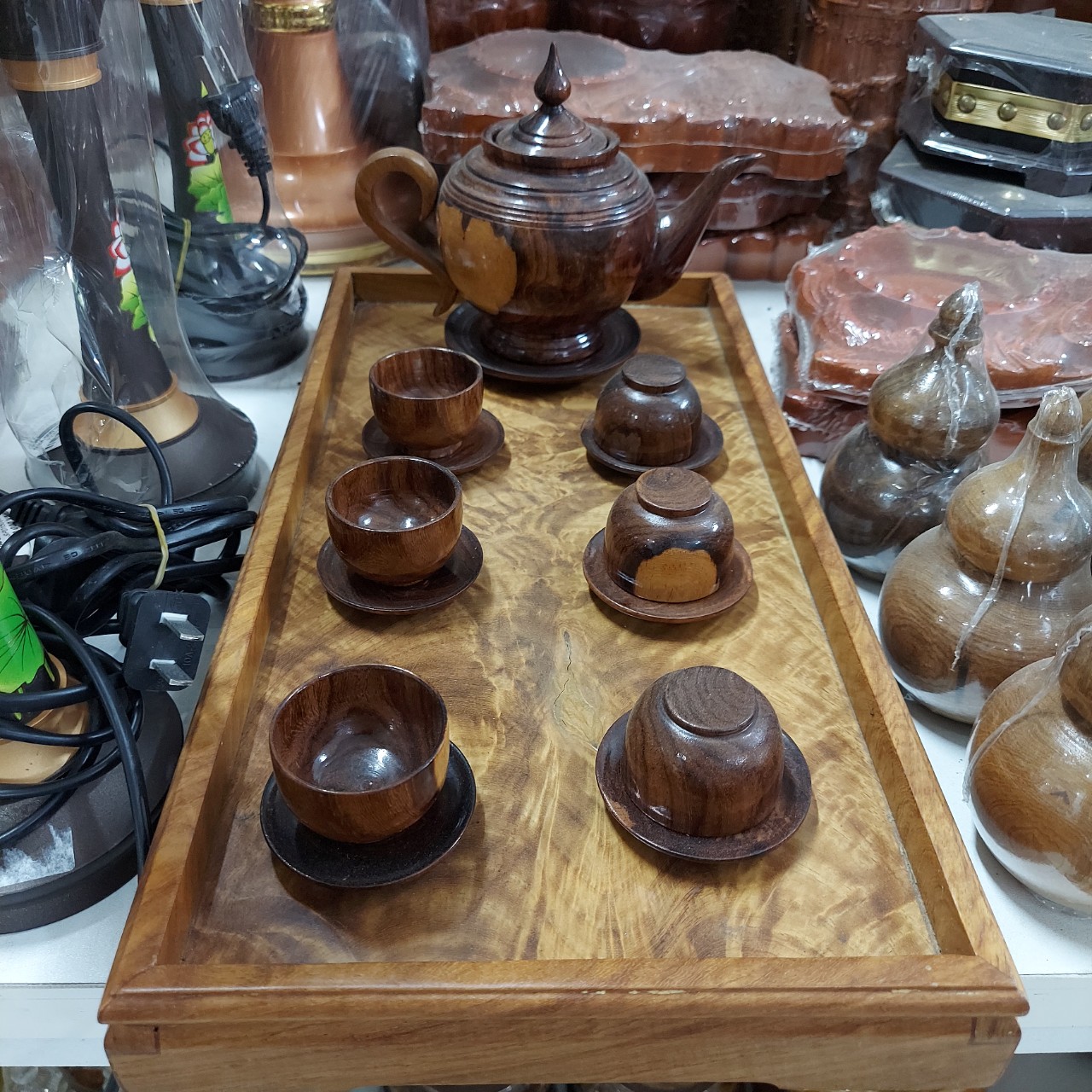 Bộ Ấm Trà Gỗ 35